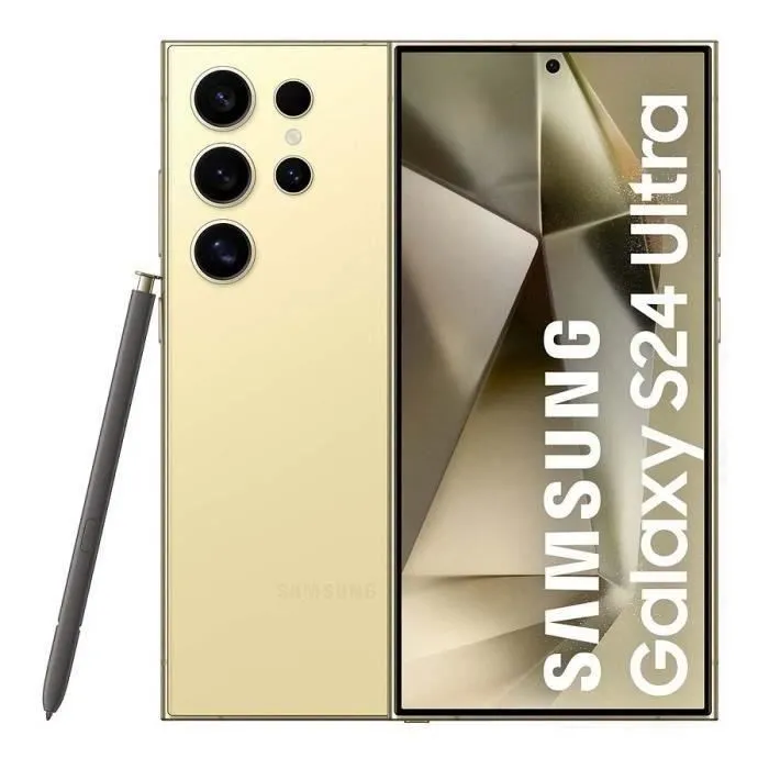 SAMSUNG Galaxy S24 Ultra Smartphone 256 Go Ambre (2024) - Reconditionné - Excellent état Reconditionné - 641,00 € SAMSUNG Galaxy S24 Ultra Smartphone 256 Go Ambre (2024) - Reconditionné - Excellent état Reconditionné Samsung reconditionné disponible sur Cdiscount Seconde Vie