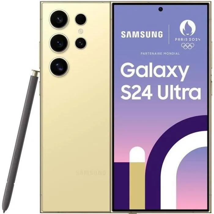 SAMSUNG Galaxy S24 Ultra Smartphone 512 Go Ambre (2024) - Reconditionné - Etat correct Reconditionné - 683,90 € SAMSUNG Galaxy S24 Ultra Smartphone 512 Go Ambre (2024) - Reconditionné - Etat correct Reconditionné Samsung reconditionné disponible sur Cdiscount Seconde Vie