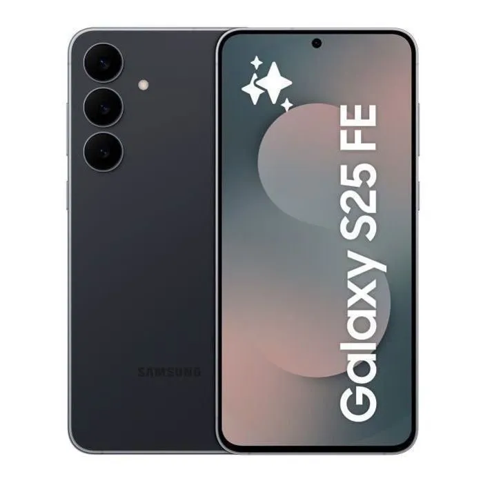 SAMSUNG Galaxy S25 FE AI Smartphone 128Go Noir Absolu (2025) - Reconditionné - Etat correct Reconditionné - 446,90 € SAMSUNG Galaxy S25 FE AI Smartphone 128Go Noir Absolu (2025) - Reconditionné - Etat correct Reconditionné Samsung reconditionné disponible sur Cdiscount Seconde Vie | Dero