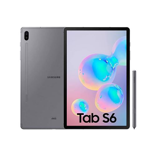 Samsung Galaxy Tab S6 - Tablette - Android 9.0 (Pie) - 128 Go - 10.5" Super AMOLED (2560 x 1600) - Logement microSD - 3G, 4G - LTE - gris montagne État correct Samsung reconditionné disponible sur Fnac