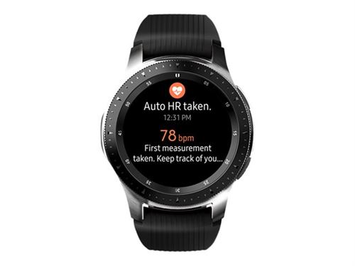 Samsung Galaxy Watch - 42 mm - noir minuit - montre intelligente avec bande - silicone - affichage 1.2"" - 4 Go - Wi-Fi, NFC, Bluetooth - 49 g État correct N/A reconditionné disponible sur Fnac