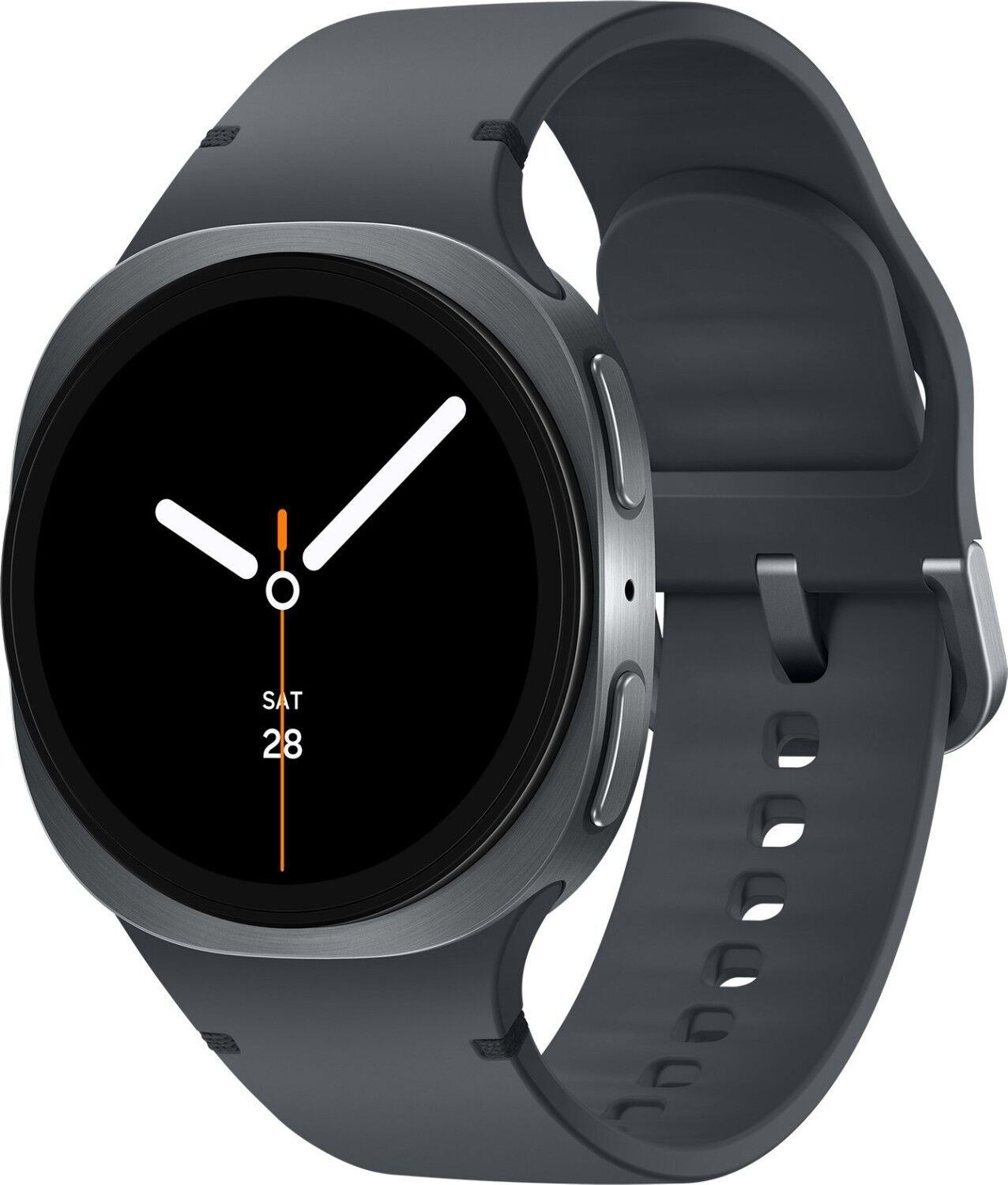 Samsung Galaxy Watch 8 40 mm (2025) Graphite Bracelet Sport Graphite S/M 4G Parfait état Samsung reconditionné disponible sur Refurbed | Dero