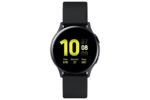 Samsung Galaxy Watch Active 2 - 40 mm - aqua noir aluminium - montre intelligente avec bande - fluoroélastomère - noir aqua - affichage 1.2" - 4 Go - Wi-Fi, NFC, Bluetooth - 26 g État correct Samsung reconditionné disponible sur Fnac