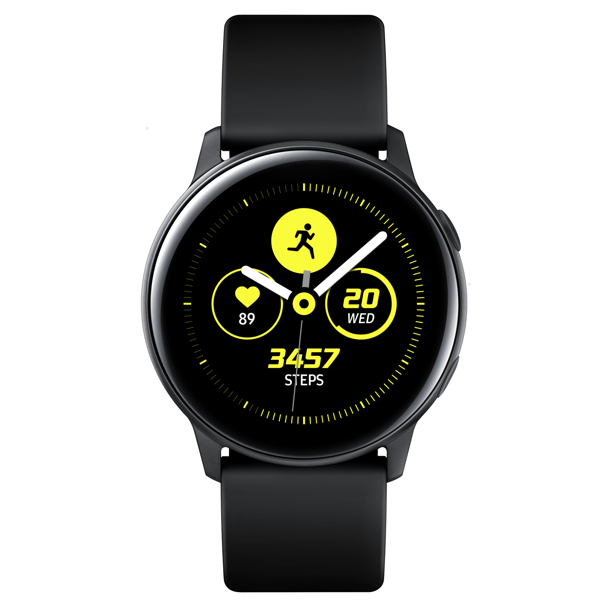 Samsung Galaxy Watch Active 2,79 cm (1.1 ) OLED 40 mm Numérique 360 x 360 pixels Écran tactile Noir Wifi GPS (satellite) - Bon état Bon état Samsung reconditionné disponible sur Pixmania