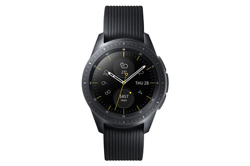 Samsung Galaxy Watch Small - 42 mm - noir minuit - montre intelligente avec bande - silicone - affichage 1.2" - 4 Go - Wi-Fi, NFC, Bluetooth - 49 g État correct Samsung reconditionné disponible sur Fnac