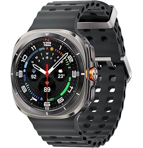 Samsung Galaxy Watch Ultra (2025) Titane Argenté noir Parfait état Samsung reconditionné disponible sur Refurbed | Dero