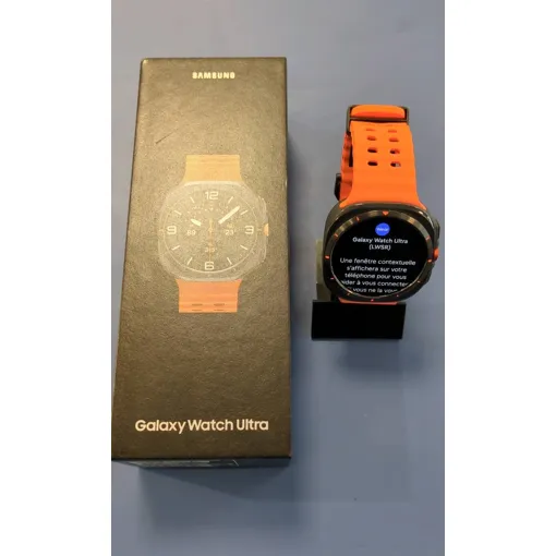Samsung Galaxy Watch Ultra 3,81 cm (1.5") AMOLED 47 mm Numérique 480 x 480 pixels Écran tactile 4G Gris Wifi GPS (satellite) Bon état reconditionné disponible sur Rakuten