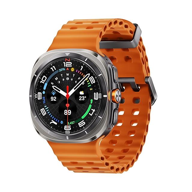 Voir photo 1 de Samsung Galaxy Watch Ultra Bluetooth 47 mm - Argent | Dero Samsung Galaxy Watch Ultra Bluetooth 47 mm - Argent Reconditionné Samsung reconditionné | Dero