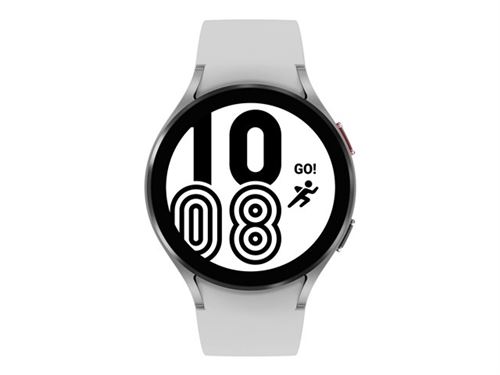 Samsung Galaxy Watch4 - 44 mm - argent - montre intelligente avec bande sport - blanc - affichage 1.36" - 16 Go - NFC, Wi-Fi, Bluetooth - 30.3 g État correct reconditionné disponible sur Fnac