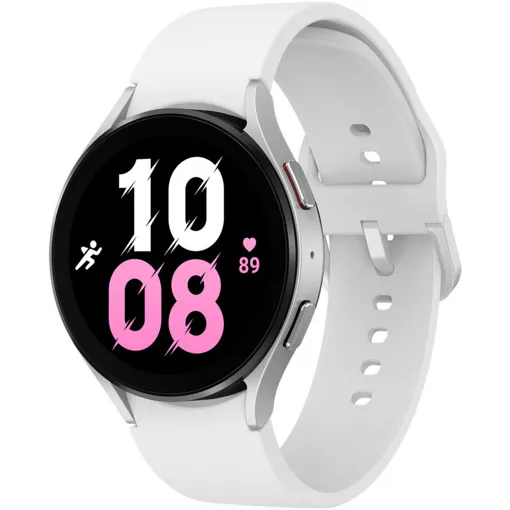 Samsung Galaxy Watch5 - 44 mm - argent - Montre connectée avec bracelet sport - blanc - affichage 1.4" - 16 Go - LTE, NFC, Wi-Fi, Bluetooth - 4G - 33.5 g Bon état reconditionné disponible sur Rakuten