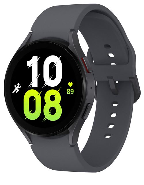 Samsung Galaxy Watch5 - 44 mm - graphite - montre intelligente avec bande sport - affichage 1.4" - 16 Go - LTE, NFC, Wi-Fi, Bluetooth - 4G - 33.5 g État correct - 179,99 € Samsung Galaxy Watch5 - 44 mm - graphite - montre intelligente avec bande sport - affichage 1.4" - 16 Go - LTE, NFC, Wi-Fi, Bluetooth - 4G - 33.5 g État correct reconditionné disponible sur Fnac