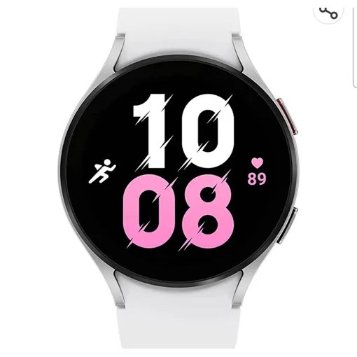 Samsung Galaxy Watch5 - montre connecté boîtier argent 44 mm avec bracelet sport Bon état reconditionné disponible sur Rakuten