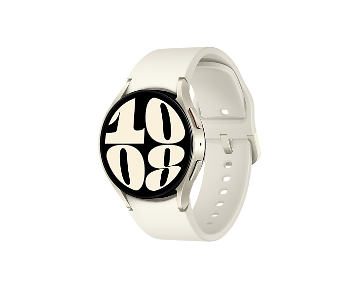 Samsung Galaxy Watch6 3,3 cm (1.3 ) OLED 40 mm Numérique 432 x 432 pixels Écran tactile 4G Crème Wifi GPS (satellite) - Bon état Bon état Samsung reconditionné disponible sur Pixmania