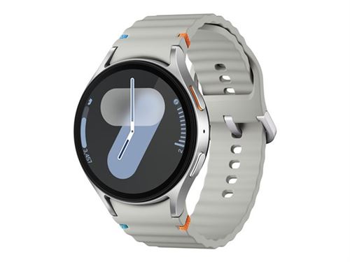 Samsung Galaxy Watch7 - 44 mm - montre intelligente avec bande sport - caoutchouc - taille du bracelet : M/L - affichage 1.47" - 32 Go - NFC, Wi-Fi, Bluetooth - 33.8 g - argent État correct reconditionné disponible sur Fnac