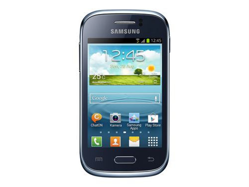 Samsung Galaxy Young - 3G smartphone / Mémoire interne 4 Go - microSD slot - 3.27" - 320 x 480 pixels - rear camera 3,2 MP - bleu profond État correct reconditionné disponible sur Fnac