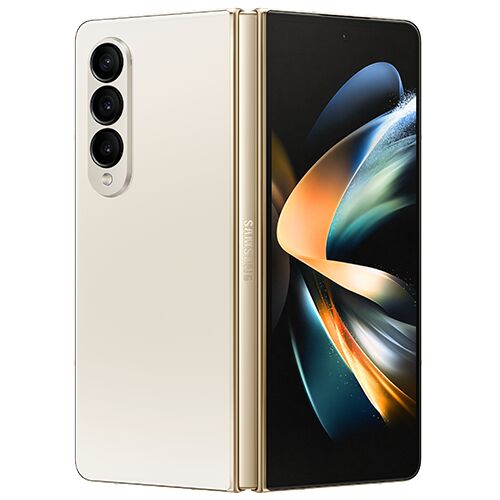 Samsung Galaxy Z Fold 4 256 GB Dual-SIM beige Très bon état Samsung reconditionné disponible sur Refurbed