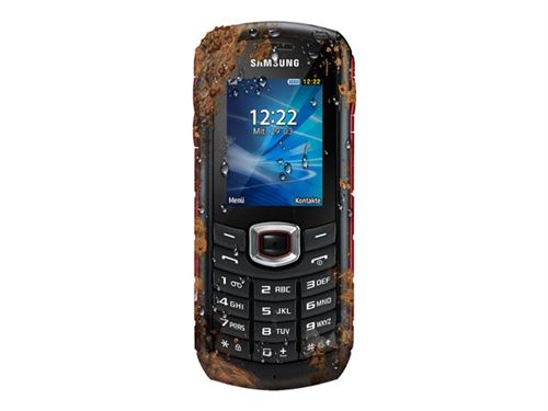 Samsung GT-B2710 - 3G téléphone de service - microSD slot - Écran LCD - 240 x 320 pixels - rear camera 2 MP - noir, rouge État correct Samsung reconditionné disponible sur Fnac