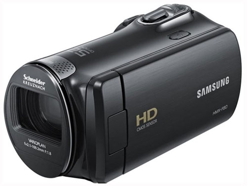 Samsung HMX-F80 - Caméscope - 720 p - 5.0 MP - 52x zoom optique - Schneider - carte Flash - noir État correct Samsung reconditionné disponible sur Fnac