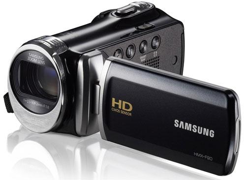 Samsung HMX-F90 - Caméscope - 720 p - 5.0 MP - 52x zoom optique - Schneider - carte Flash - noir État correct Samsung reconditionné disponible sur Fnac