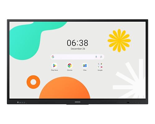 Samsung Interactive Display WA75F - Classe de diagonale 75" WAF Series écran LCD rétro-éclairé par LED - éducation/entreprise - avec écran tactile (multi-touches) - Android - 4K UHD (2160p) 3840 x 2160 - noir État correct N/A reconditionné disponible sur Fnac