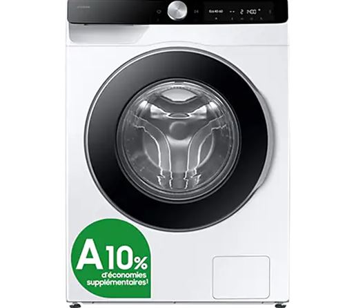 SAMSUNG - Lave-linge Ouverture frontale 3, WW90DG6U85LKU3, Blanc, L:60cm, H:85cm, P:55cm, Classe énergétique : A État correct N/A reconditionné disponible sur Fnac
