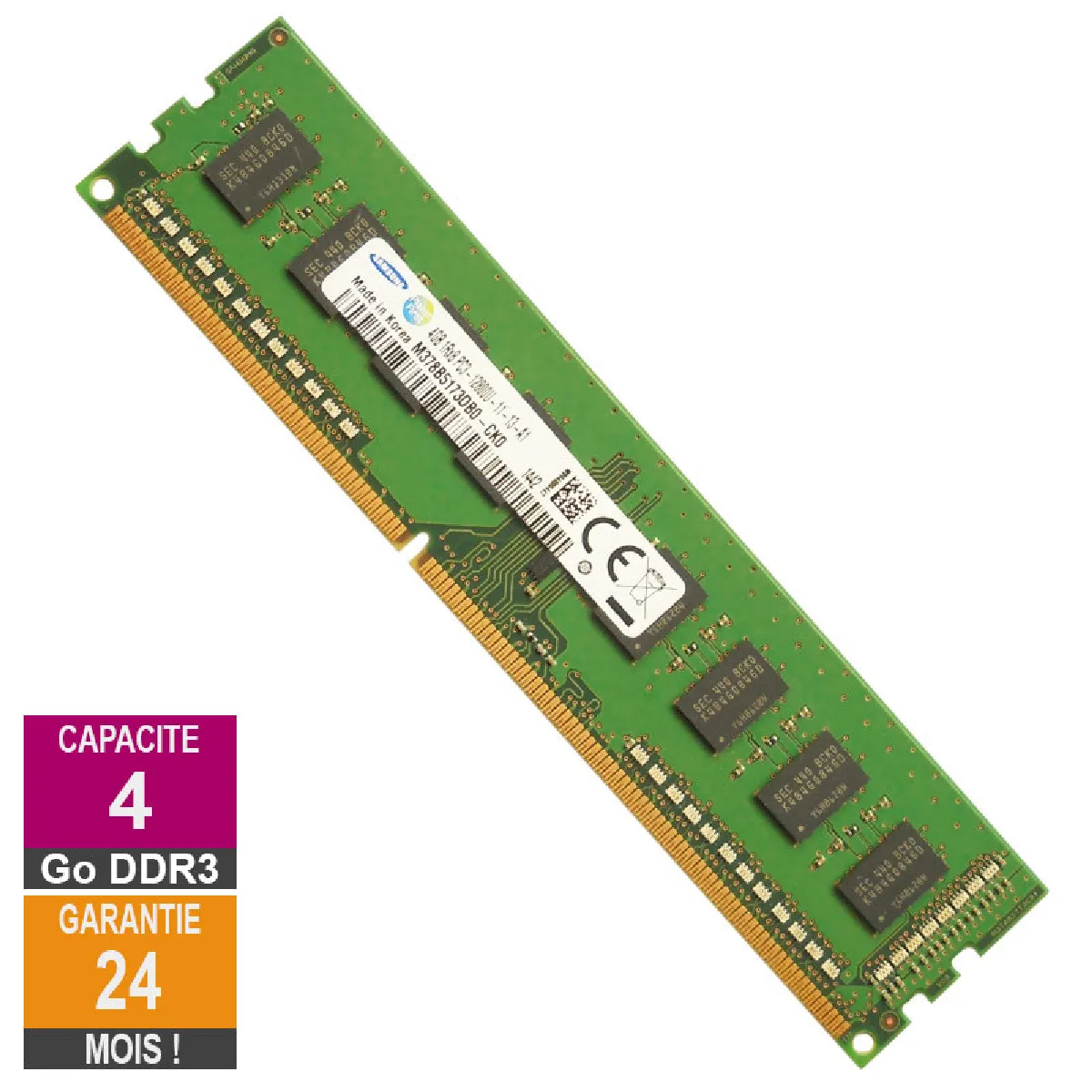 Acheter Samsung M378B5173DB0-CK0 4Go 1600MHz DDR3 Reconditionné - 19,62 € Samsung M378B5173DB0-CK0 4Go 1600MHz DDR3 Reconditionné Samsung reconditionné disponible sur Rue du Commerce Seconde Vie