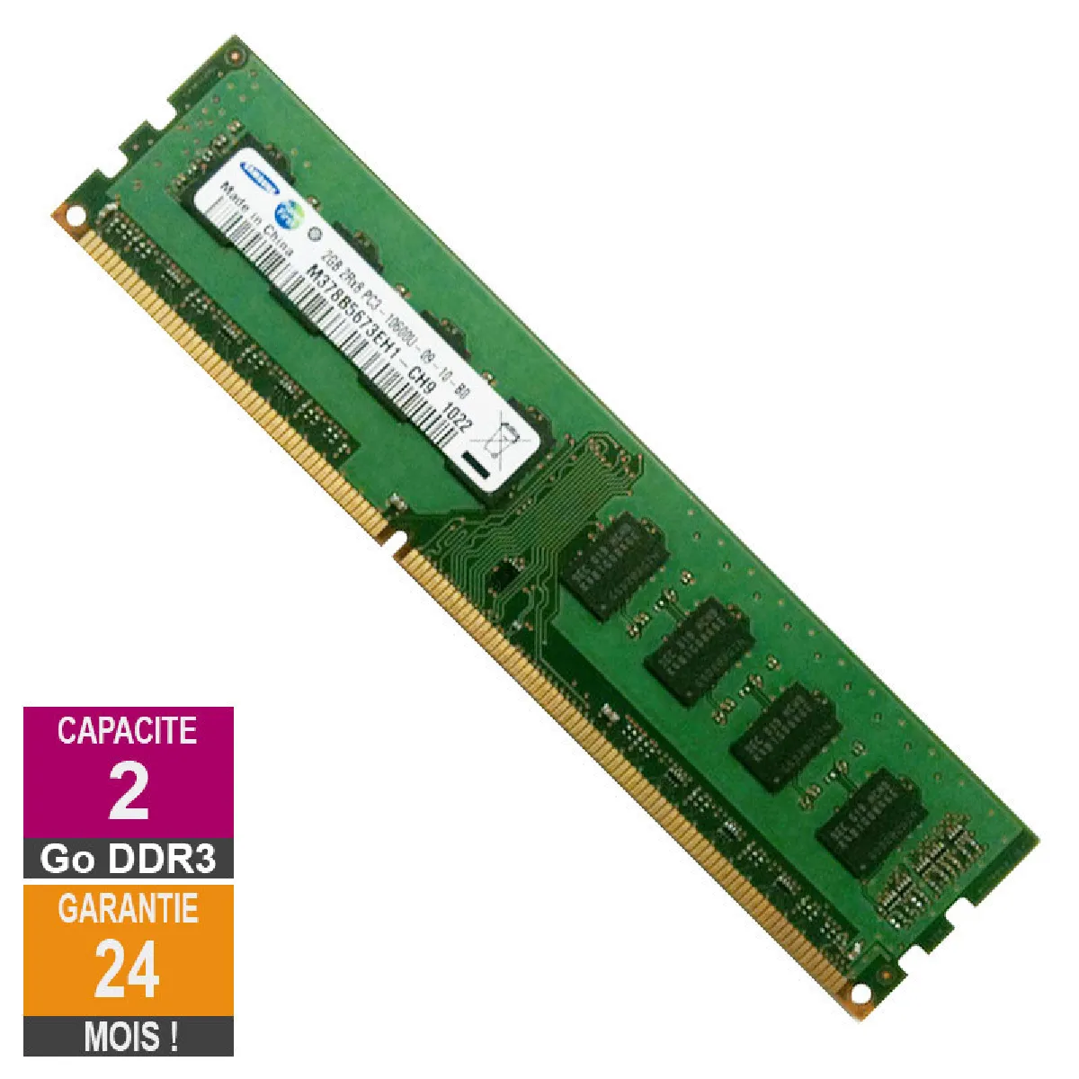 Samsung M378B5673EH1-CH9 2Go 1333MHz DDR3 Reconditionné - 14,69 € Samsung M378B5673EH1-CH9 2Go 1333MHz DDR3 Reconditionné Samsung reconditionné disponible sur Rue du Commerce Seconde Vie