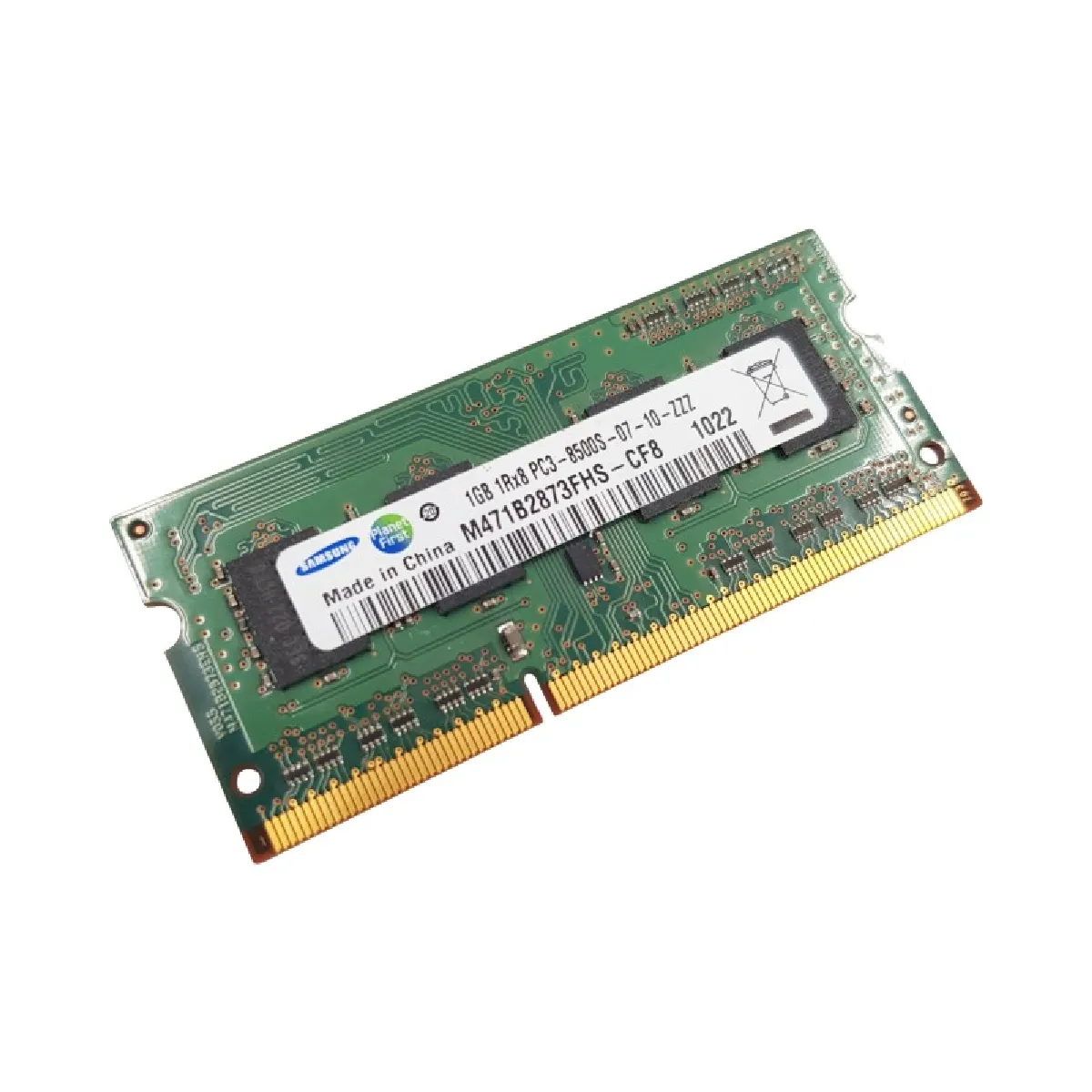 Samsung M471B2873FHS-CF8 1Go 1066MHz DDR3 Reconditionné - 10,49 € Samsung M471B2873FHS-CF8 1Go 1066MHz DDR3 Reconditionné Samsung reconditionné disponible sur Rue du Commerce Seconde Vie