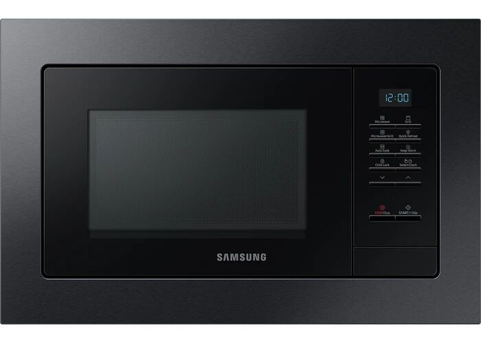 Samsung MG23A7013CA Micro-ondes avec gril noir Parfait état Samsung reconditionné disponible sur Refurbed | Dero