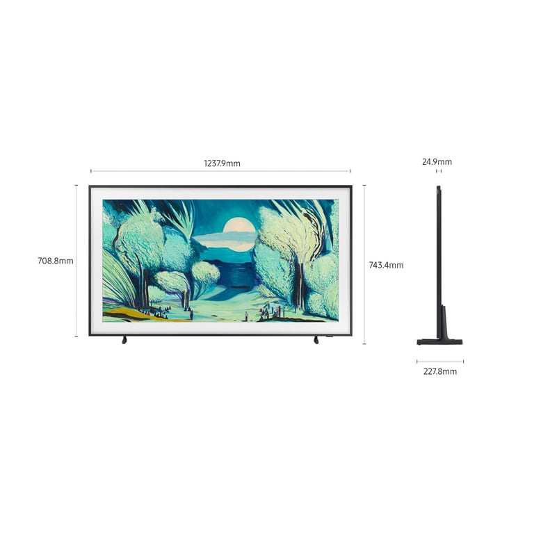 Samsung QE55LS03FAU 139,7 cm (55 ) 4K Ultra HD Smart TV Wifi Noir - Excellent état Parfait état Samsung reconditionné photo 2 | Dero