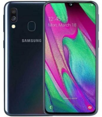 Samsung - Smartphone Galaxy A40 Double Sim Noir 64go Excellent État Avec Batterie Neuve Parfait état reconditionné disponible sur Boulanger
