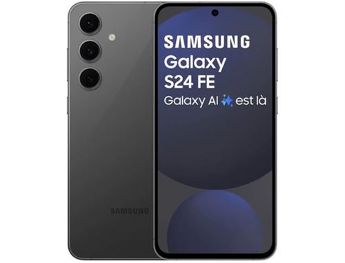 SAMSUNG Smartphone Galaxy S24 FE 128 Go Graphite (Import UE) État correct Samsung reconditionné disponible sur Fnac