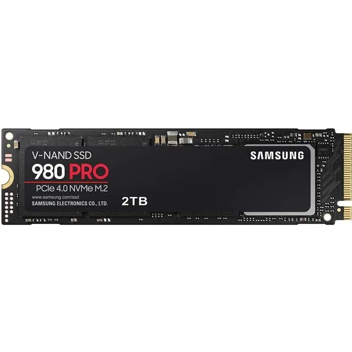 Acheter SAMSUNG - SSD Interne - 980 PRO - 2To - M.2 NVMe (MZ-V8P2T0BW) - Contrôle thermique intelligent - Compatible PS5 Reconditionné - 339,00 € SAMSUNG - SSD Interne - 980 PRO - 2To - M.2 NVMe (MZ-V8P2T0BW) - Contrôle thermique intelligent - Compatible PS5 Reconditionné Samsung reconditionné disponible sur Cdiscount Seconde Vie