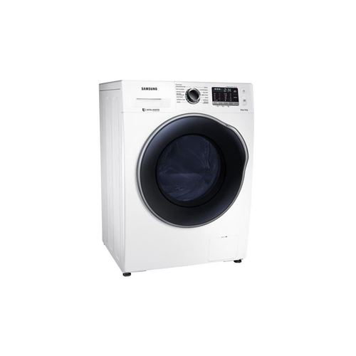 Samsung WD80J5430AW - Machine à laver séchante - largeur : 60 cm - profondeur : 60 cm - hauteur : 85 cm - chargement frontal - 58 litres - 8 kg - 1400 tours/min - Blanc/inox État correct N/A reconditionné disponible sur Fnac