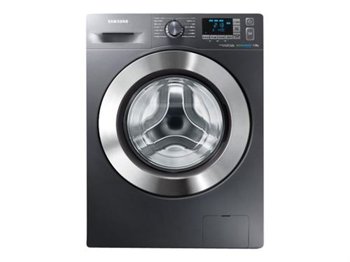 Samsung WF70F5E5W4X - Machine à laver - largeur : 60 cm - profondeur : 55 cm - hauteur : 85 cm - chargement frontal - 63 litres - 7 kg - 1400 tours/min - gris métallisé État correct Samsung reconditionné disponible sur Fnac