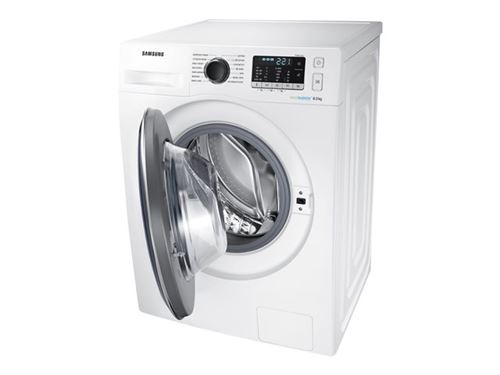 Samsung WW80J5555FW - Machine à laver - largeur : 60 cm - profondeur : 63 cm - hauteur : 85 cm - chargement frontal - 8 kg - 1400 tours/min - blanc État correct Samsung reconditionné disponible sur Fnac