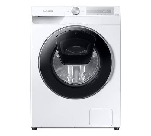 Samsung WW90T654DLH - Machine à laver - WiFi - largeur : 60 cm - profondeur : 63.5 cm - hauteur : 85 cm - chargement frontal - 9 kg - 1400 tours/min - blanc avec porte noire/argentée État correct Samsung reconditionné disponible sur Fnac