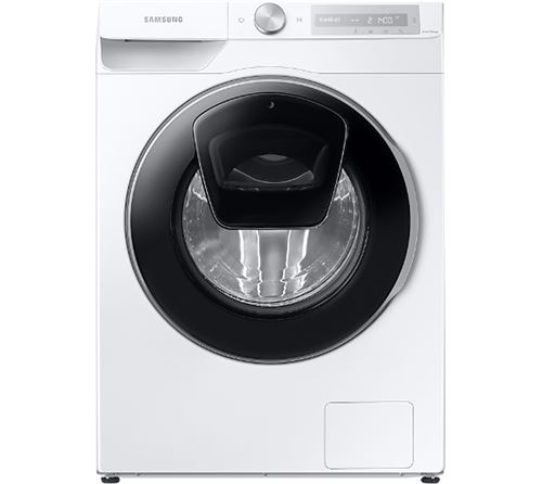 Samsung WW90T684DLH - Machine à laver - WiFi - largeur : 60 cm - profondeur : 63.5 cm - hauteur : 85 cm - chargement frontal - 9 kg - 1400 tours/min - blanc avec porte noire État correct N/A reconditionné disponible sur Fnac