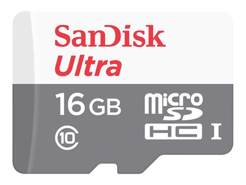 SanDisk Ultra - Carte mémoire flash - 16 Go - UHS-I / Class10 - microSDHC UHS-I État correct SanDisk reconditionné disponible sur Fnac