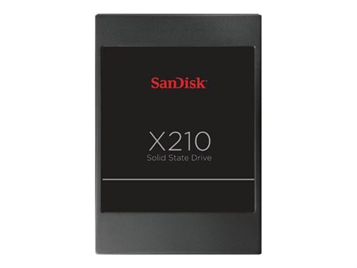 SanDisk X210 - SSD - 256 Go - interne - 2.5" - SATA 6Gb/s État correct - 160,55 € SanDisk X210 - SSD - 256 Go - interne - 2.5" - SATA 6Gb/s État correct SanDisk reconditionné disponible sur Fnac