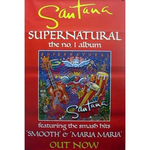 SANTANA - 100x150 cm - AFFICHE / POSTER État correct N/A reconditionné disponible sur Fnac