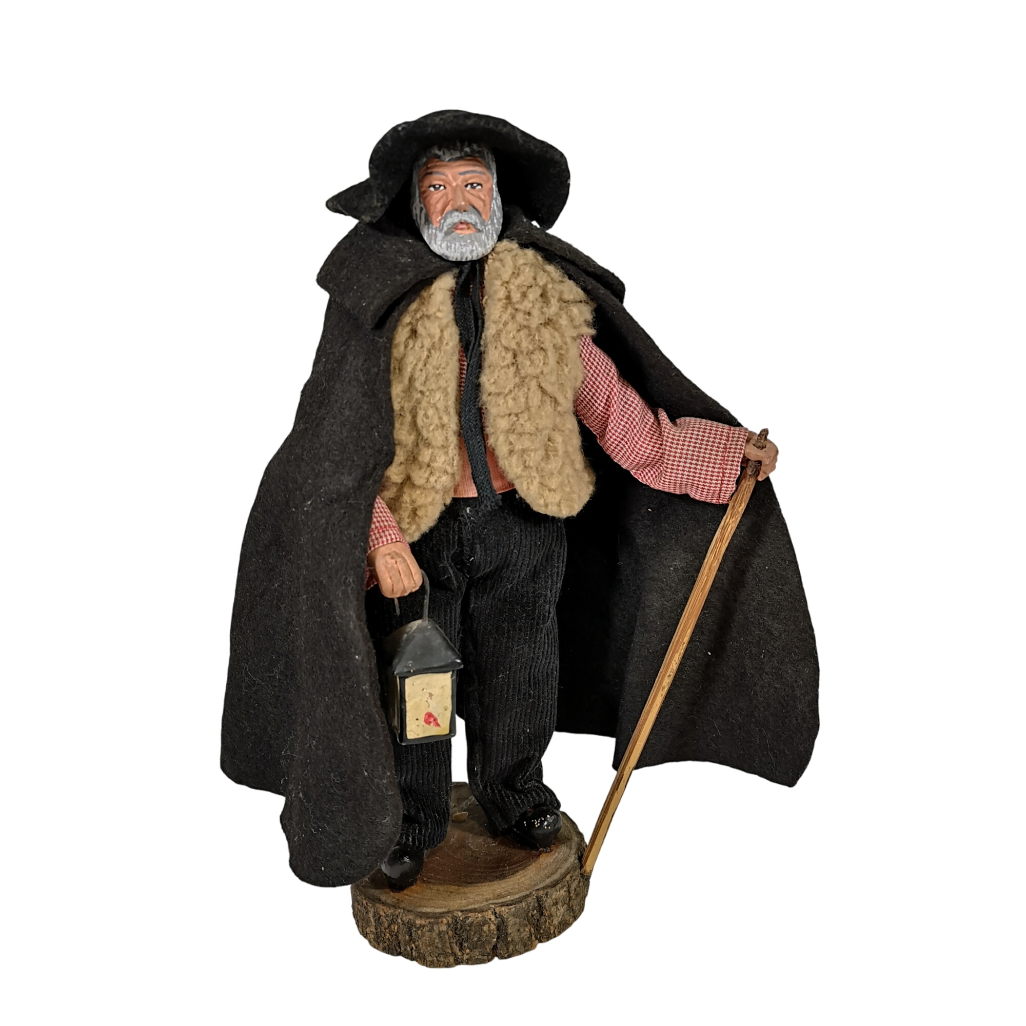 Acheter Santon de Provence en argile Vieux Berger Très bon état - 10,00 € Santon de Provence en argile Vieux Berger Très bon état reconditionné disponible sur Label Emmaüs