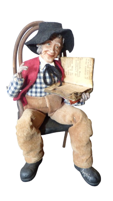 Acheter Santon de Provence "Homme avec le livre" Très bon état - 10,00 € Santon de Provence "Homme avec le livre" Très bon état reconditionné disponible sur Label Emmaüs