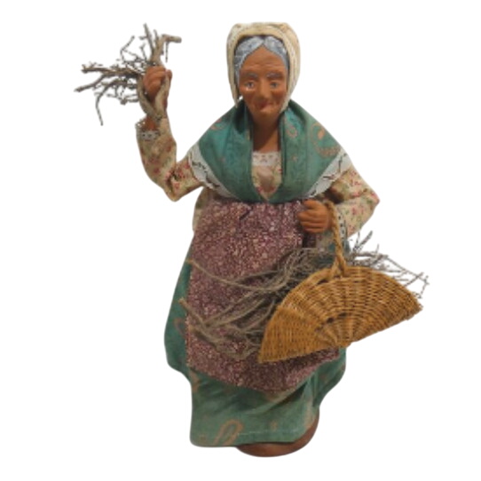 Acheter Santon de Provence "La fagotière" signé Claude Ansidei 28 cm Bon état - 10,00 € Santon de Provence "La fagotière" signé Claude Ansidei 28 cm Bon état reconditionné disponible sur Label Emmaüs