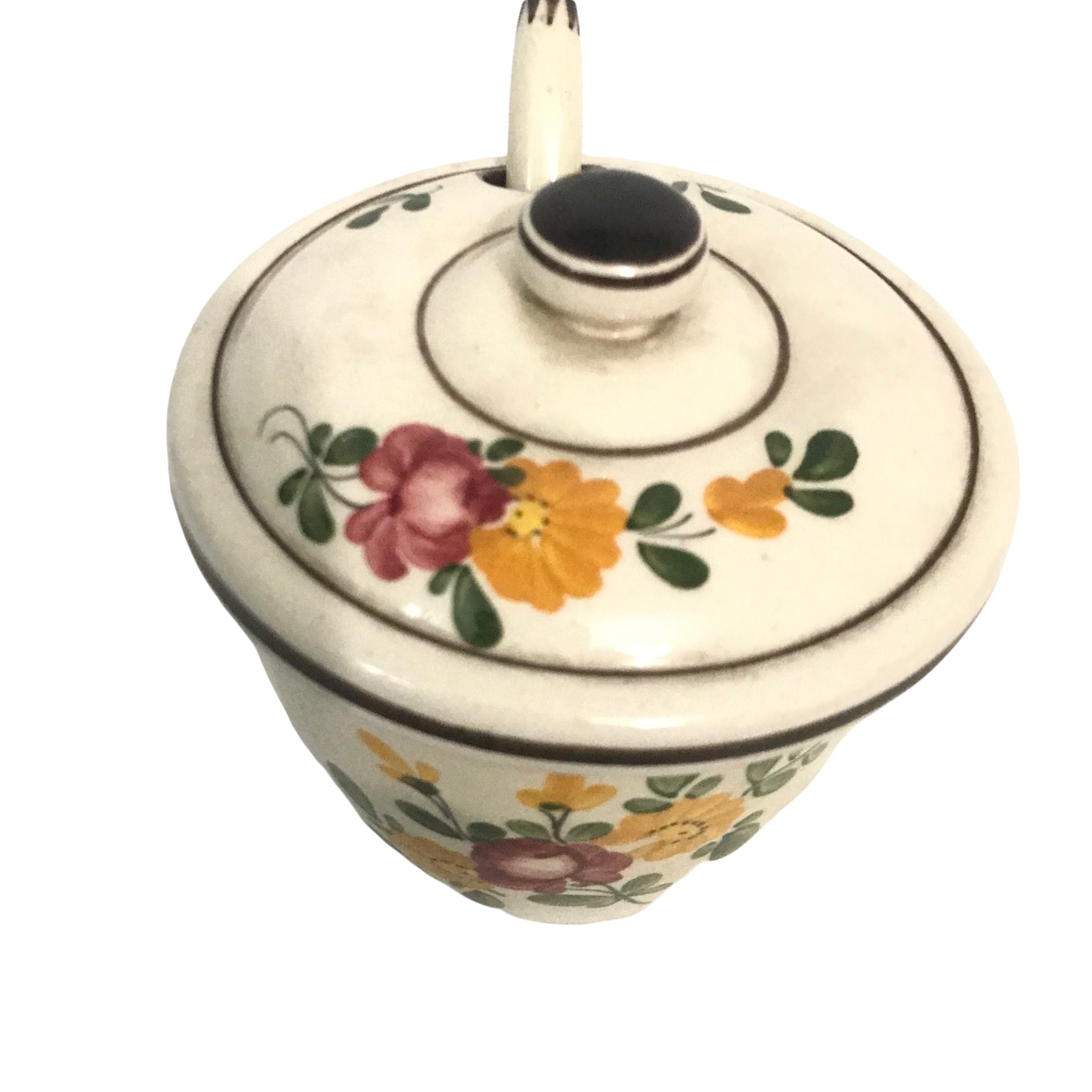 Voir photo 4 de Saucière Sérigraphiée Chic - Faïence de France Saucière Sérigraphiée Chic - Faïence de France Très bon état reconditionné photo 4