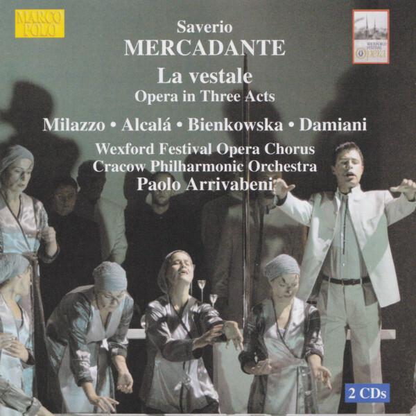 Saverio Mercadante* - Milazzo*, Alcalá*, Bienkowska*, Damiani*, Wexford Festival Opera Chorus, Cracow Philharmonic Orchestra*, Paolo Arrivabeni - La Vestale (Opera In Three Acts) État correct - 12,45 € Saverio Mercadante* - Milazzo*, Alcalá*, Bienkowska*, Damiani*, Wexford Festival Opera Chorus, Cracow Philharmonic Orchestra*, Paolo Arrivabeni - La Vestale (Opera In Three Acts) État correct reconditionné disponible sur Label Emmaüs