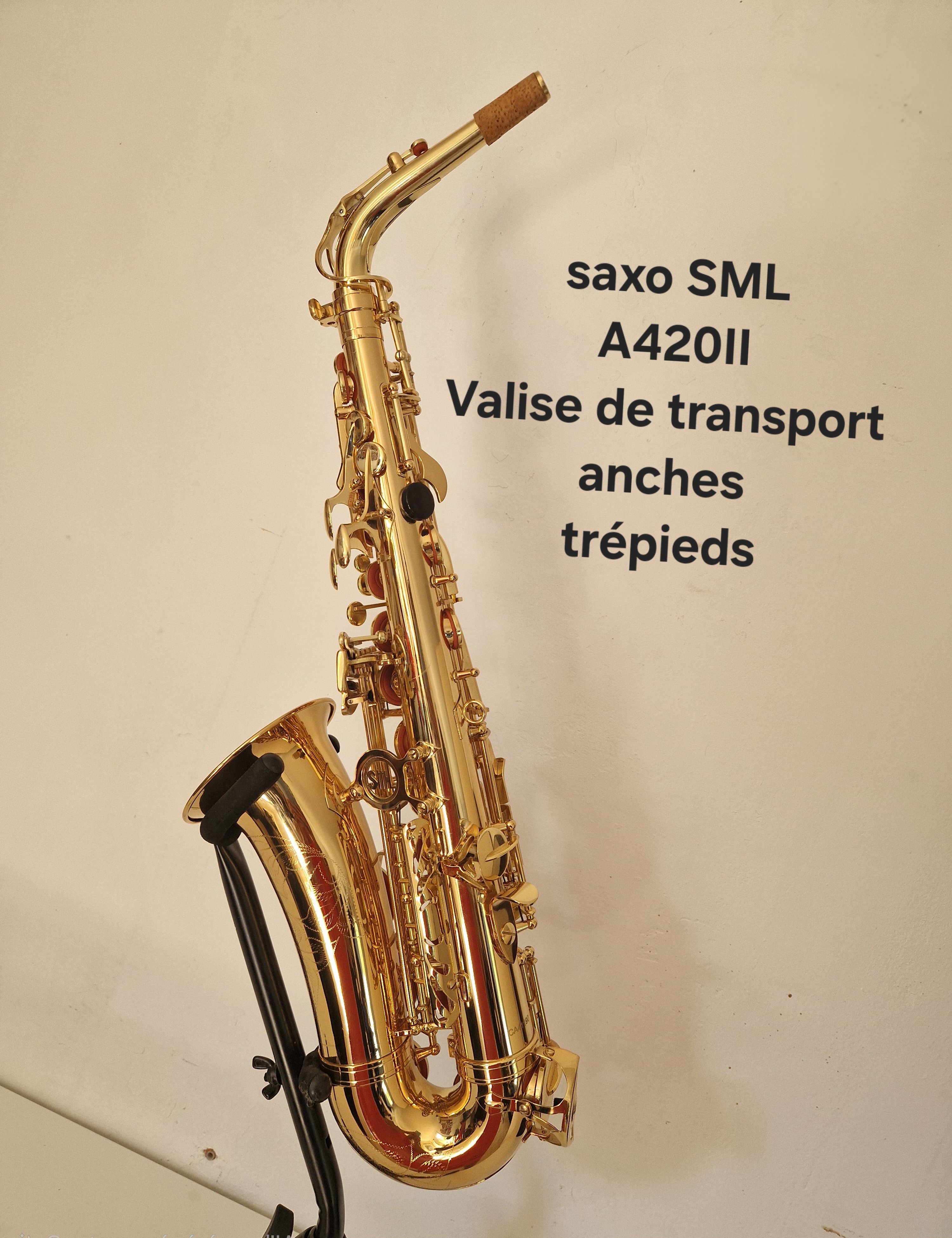 Saxophone SML A420II Bon état reconditionné disponible sur Zic Ethic | Dero