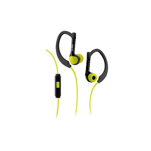 SBS Runway - Sport - écouteurs avec micro - intra-auriculaire - montage sur l'oreille - filaire - jack 3,5mm - noir, blanc État correct reconditionné disponible sur Fnac