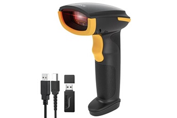 Scanner de Code-Barres Bluetooth, Lecteur de Code-Barres USB sans Fil 1D, 1 Charge par Mois, Scanner avec APP et SDK Bon état Inateck reconditionné disponible sur Darty