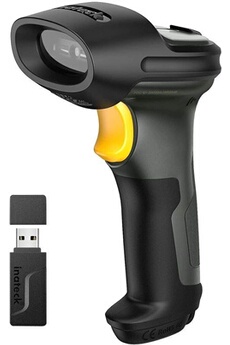 Scanner de codes à barres sans fil 1d, lecteur de codes à barres bluetooth, 100 mètres de portée de transmission, lire les codes-barres sur l'écran Bon état - 39,99 € Scanner de codes à barres sans fil 1d, lecteur de codes à barres bluetooth, 100 mètres de portée de transmission, lire les codes-barres sur l'écran Bon état Inateck reconditionné disponible sur Darty